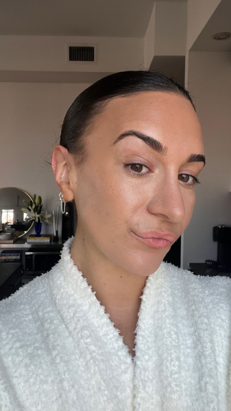 Image may contain Mina Orfanou Body Part Face Head Neck Person Adult and Hair